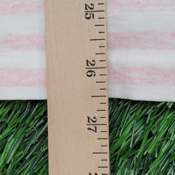 Vintage 90s Tahoe Shirt Large 21x27 Pink White - Picture 5 of 12